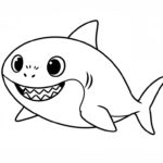 Kolorowanki Baby Shark 12