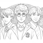 Kolorowanki Harry Potter 1