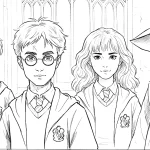 Kolorowanki Harry Potter 3