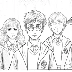 Kolorowanki Harry Potter 4