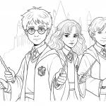 Kolorowanki Harry Potter 7