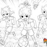 Kolorowanki Inazuma Eleven Go 12